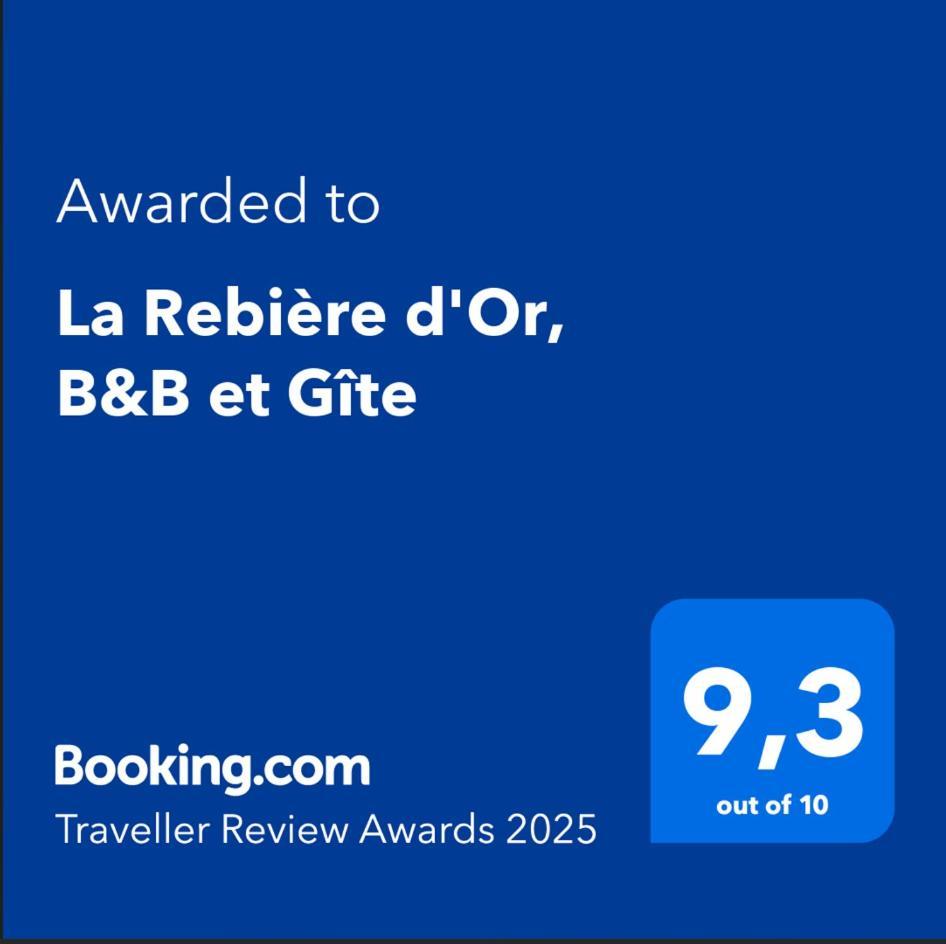 La Rebiere D'Or, B&B Et Gite Mouleydier Exterior foto